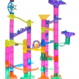 Konstrukcja – tor kulkowy 105 elementów z świecącymi kulkami