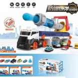 Autotransporter z wyrzutnią piłeczek