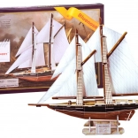3D puzzle żaglowiec BLUENOSE – drewniany model statku