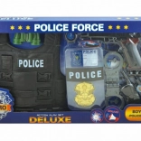 Policyjny zestaw z kamizelką