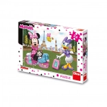 Puzzle Minnie i Daisy w Paryżu 24 części