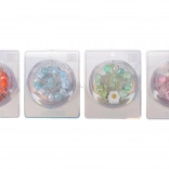 Kolorowa bransoletka w pudełku - 24 szt.