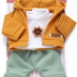 Ubranka dla małpki bobaska Reborn 32 cm – zestaw 3‑częściowy