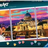 Ravensburger CreArt panorama – Rzym malowanie po numerach