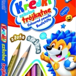 Trójkątne kredki BAMBINO, 12 kolorów