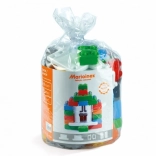 Klocki Cegły Junior, 40 elementów z oknami i drzwiami