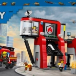 LEGO City remiza strażacka z wozem strażackim