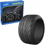 Cada zestaw licencjonowanych opon GOODYEAR 1:10 do modeli RC i statycznych, 4 szt.