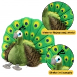 Pluszowa zabawka Elegancki Paw zielony 30 cm