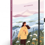 NOTIQUE notes w linie krajobraz 13 × 21 cm