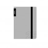 Kalendarz A6 tygodniowy 2025 szary PASTELINI