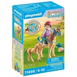 PLAYMOBIL Horses: dziecko z kucykiem i źrebięciem