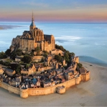 Puzzle Mont Saint Michel z powietrza 1000 kawałków