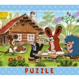 Dino Puzzle Krecik w odwiedzinach
