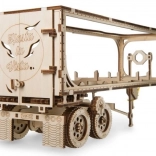 Drewniane 3D puzzle – przyczepa do ciężarówki HEAVY BOY VM-03 (138 elementów) UGEARS