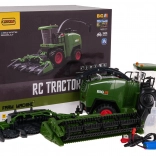 RC kombajn 2w1 do zboża i kukurydzy ze światłami, dźwiękami i dymem