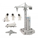 Zestaw kosmiczny z żurawiem i platformą startową