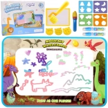 magiczna wodna mata do rysowania XXL 100 × 80 cm z pieczątkami i cyframi