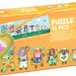 DJECO Puzzle Duzi i Mali na Farmie
