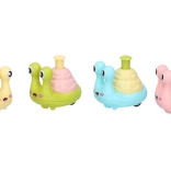 Ślimak na kółkach 7 cm – zabawka do ciągnięcia