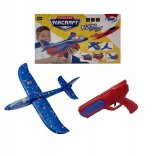 Wystrzeliwane piankowe samolocik ze światłem i pistoletem