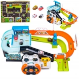 Garaż parkingowy Woopie z interaktywną kierownicą i 4 autkami