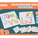 Kolorowa mozaika kołeczkowa 120 szt.