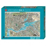 Puzzle HEYE 2000 elementów – miasto muzyki