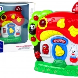 Muzyczny interaktywny domek dla niemowląt ze zwierzątkami