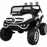 Mercedes‑Benz Unimog dla dzieci 4x4 z pilotem, LED i MP3 – biały