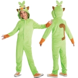 Dziecięcy kostium POKEMON Grookey kigurumi zielony 137–149 cm (10–12 lat)