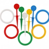Rzucane pierścienie - plastikowy zestaw dla dzieci
