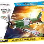 COBI Morane‑Saulnier MS.406 – zestaw klocków historycznego samolotu 1:32 (317 elementów)