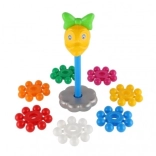 Plastikowa piramidka z krążkami 26 cm – 3 warianty