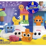 Mega Bloks Wstawaj i zasypiaj nocna lampka z postaciami