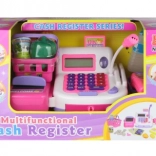 Dziecięca kasa fiskalna z akcesoriami i taśmociągiem