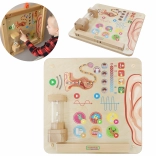 Masterkidz Edukacyjna Tablica Zmysły Wzrokowe Montessori