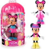 Minnie Mouse podróżna lalka do przebierania z szafką i akcesoriami