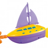 Łódź nakręcana z kotwicą do wody