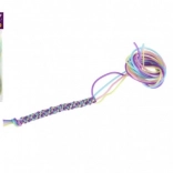 Kolorowe sznurki do zaplatania 100 cm – zestaw 35 szt.