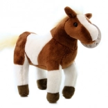 Pluszowy koń brązowo-biały 23 cm
