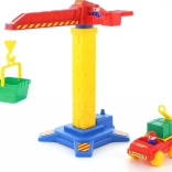 Dźwig budowlany + autko