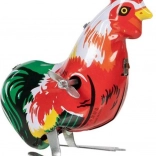 Metalowy nakręcany kogut Goki