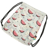 Worek na plecy z holograficznym efektem z motywem arbuzów