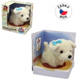 Chodzący pluszowy piesek 15 cm