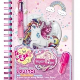 Pecoware pamiętnik z motywem jednorożca