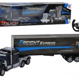 Zabawna zdalnie sterowana ciężarówka z LED światłami 27MHz niebieska