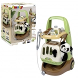 Smoby wózek weterynaryjny z pandą i transporterem 2w1