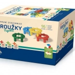 Pierwsza układanka Kółeczka – 96 elementów w pudełku