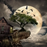 Puzzle ENJOY chatka na klifie 1000 elementów